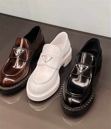 women prada loafer|prada driving loafers women's.